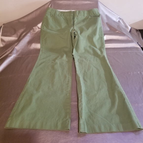 Express Pants - Express "Editor" Green Falre Trouser Pants Express Pants - Express "Editor" Green Falre Trouser Pants